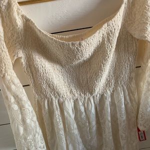 Xhilaration Dresses - Off white off the shoulder boho dress Xhilaration Dresses - Off white off the shoulder boho dress